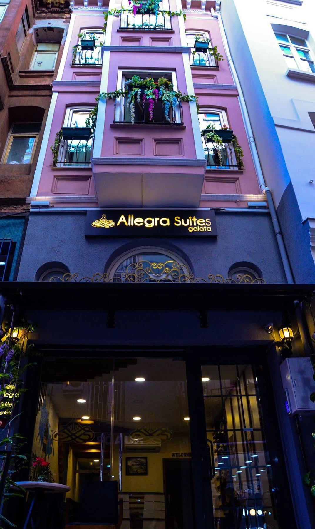 Allegra Suites Galata Istanbul Exterior foto